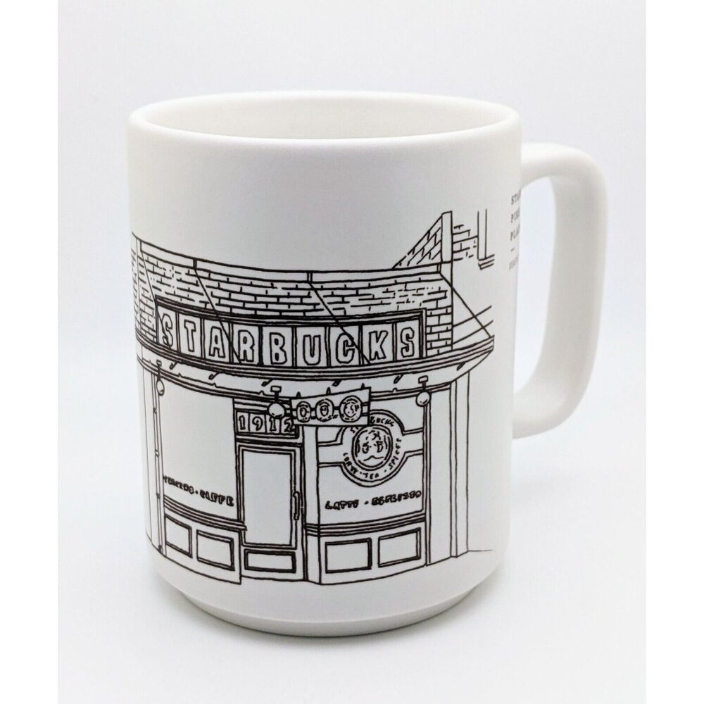 Starbucks Roastery Reserve Seattle Pike Place Mug 12oz Limited Edition 2018